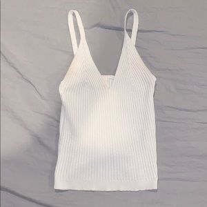 White sweater tank